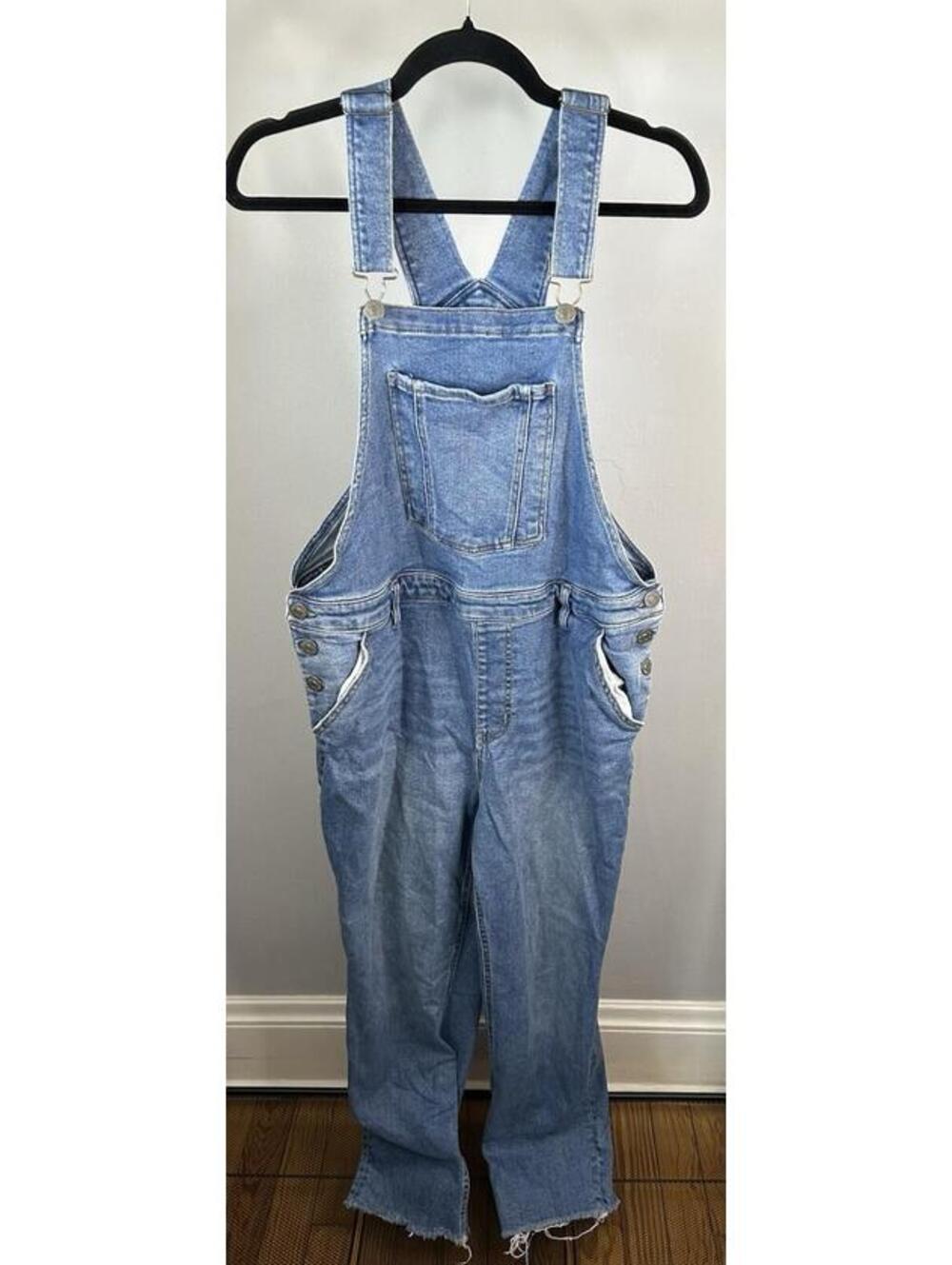 Ava & Viv Denim Overalls Women’s Size 14W 38x28